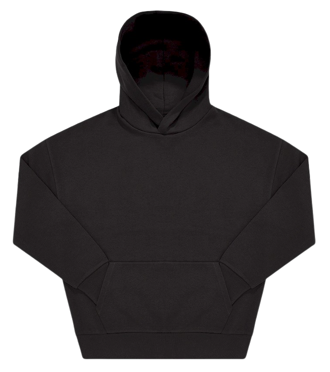 Bluza Oversize Unisex z kapturem z małym haftem pupila