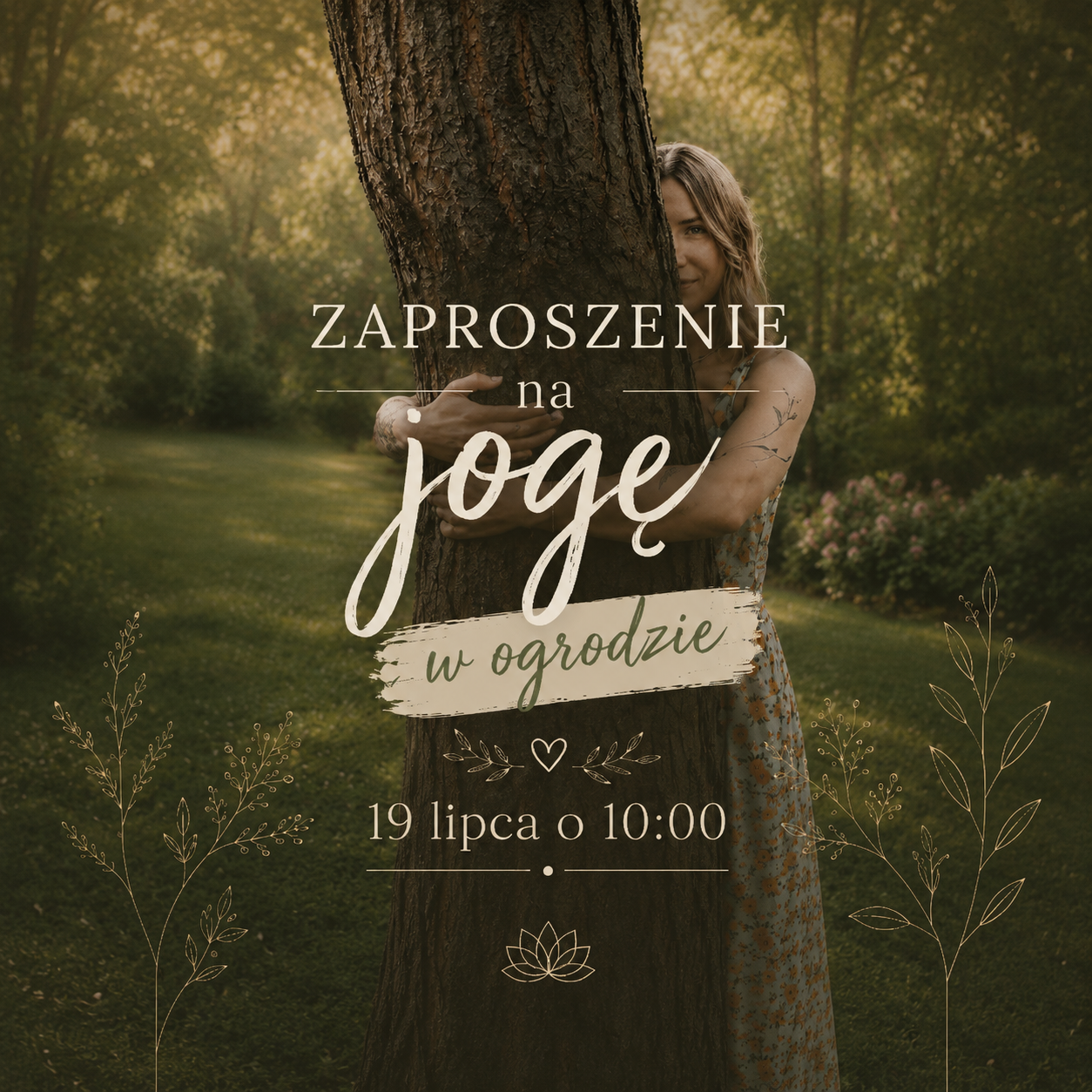 🌿 Joga w ogrodzie 🌿