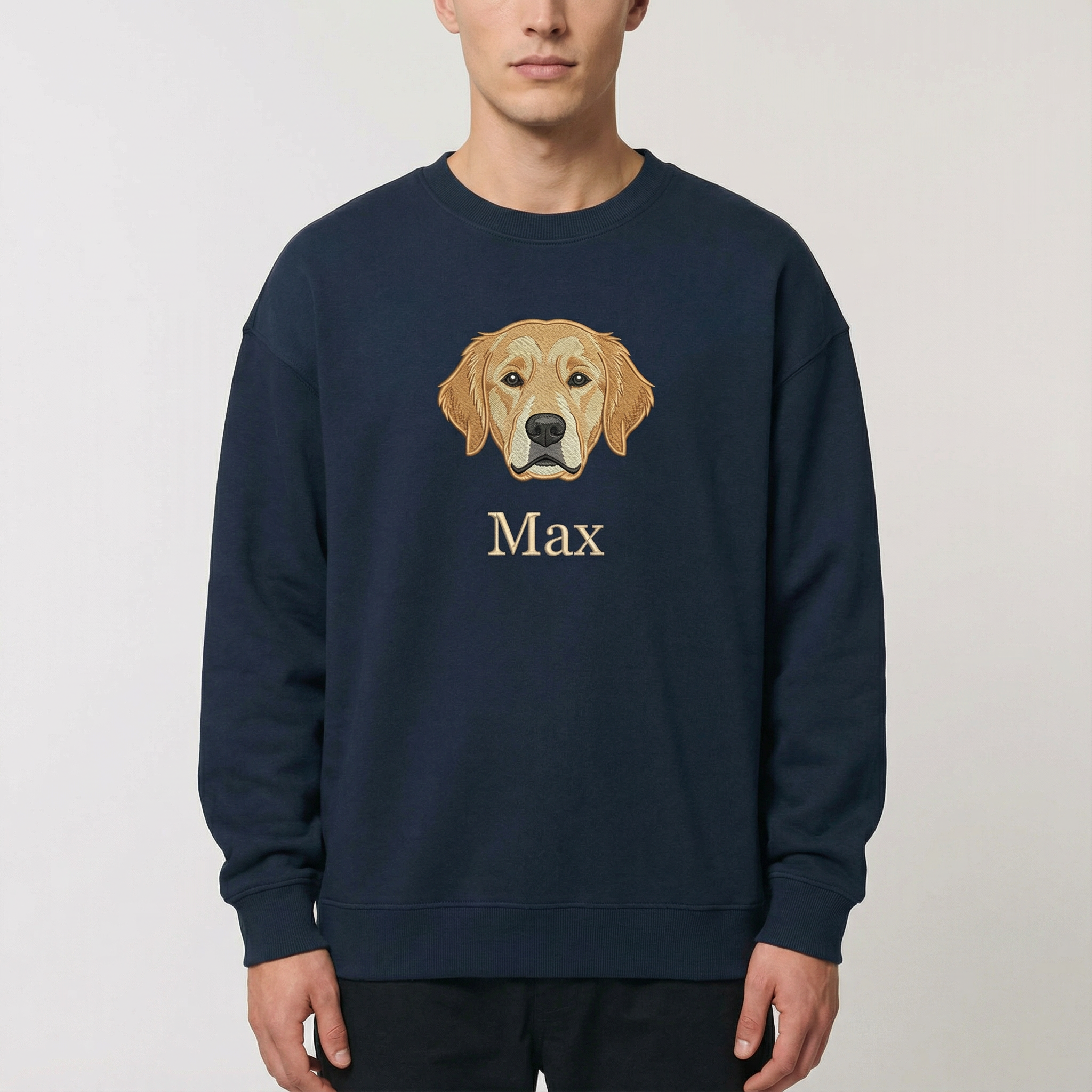 Bluza Oversize Unisex z dużym haftem pupila