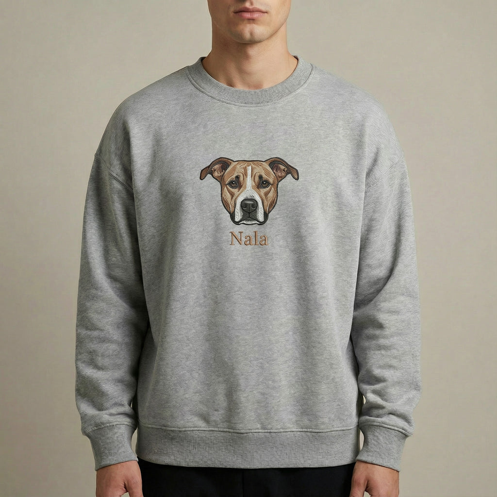 Bluza Oversize Unisex z dużym haftem pupila